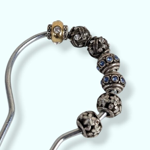 Lot of 7 Vintage Brighton Small Bead Charms - Picture 3 of 4